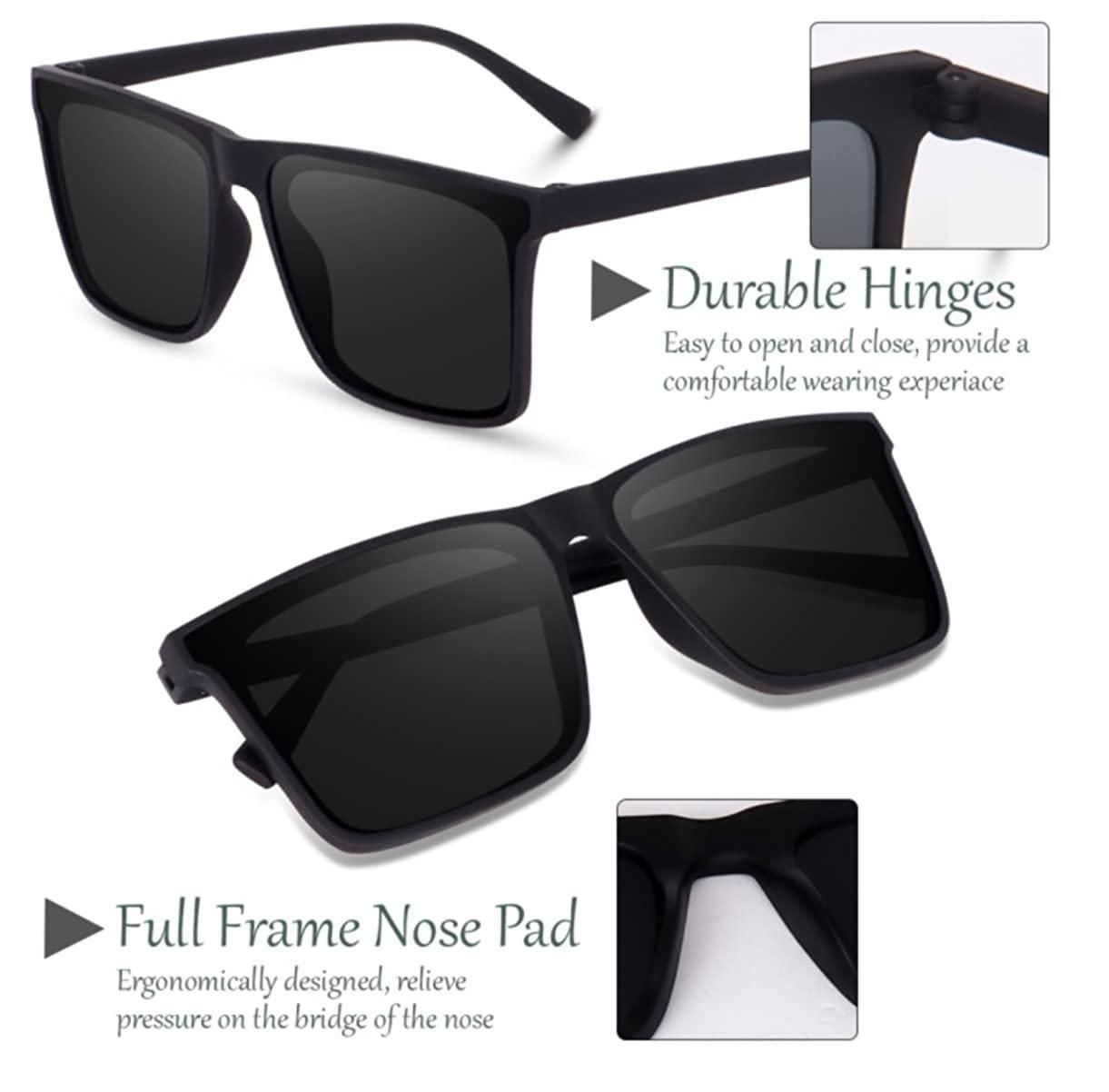 Stylish Polarized Retro Square Sunglasses for All Occasions